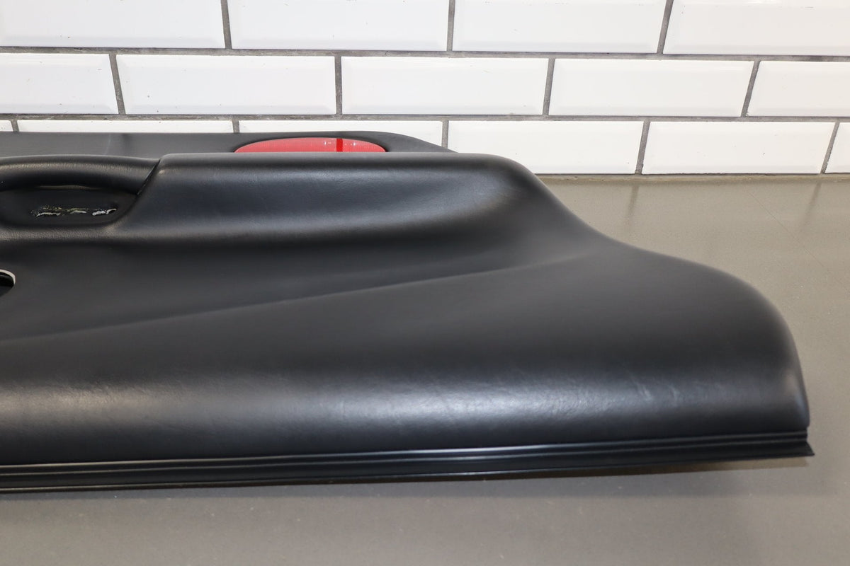 1997-2004 Chevrolet Corvette C5 Left Front Door Trim Panel Black