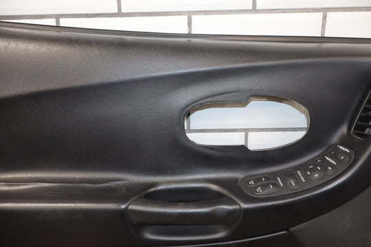 1997 - 2004 Chevrolet Corvette C5 Left Front Door Trim Panel Black