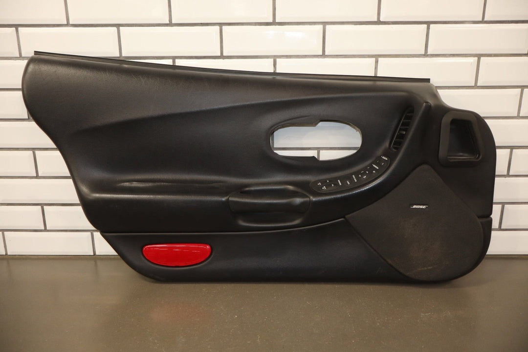1997 - 2004 Chevrolet Corvette C5 Left Front Door Trim Panel Black