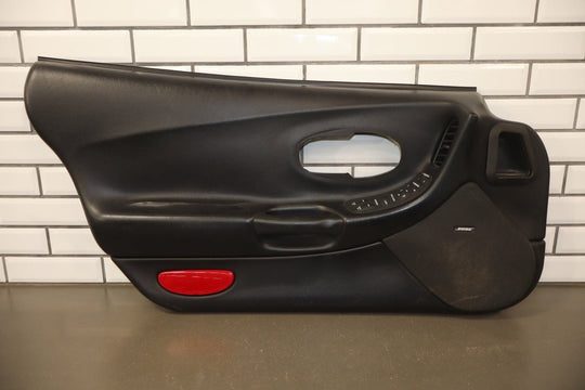 1997 - 2004 Chevrolet Corvette C5 Left Front Door Trim Panel Black
