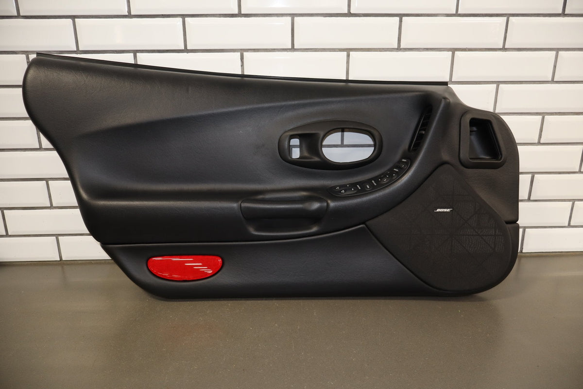 1997-2004 Chevrolet Corvette C5 Left Front Door Trim Panel Black