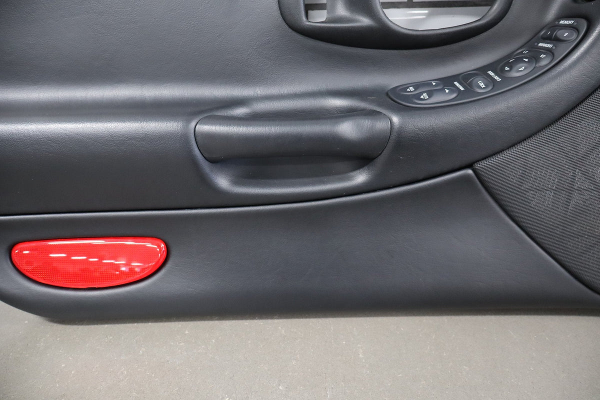 1997-2004 Chevrolet Corvette C5 Left Front Door Trim Panel Black