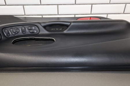 1997-2004 Chevrolet Corvette C5 Left Front Door Trim Panel Black
