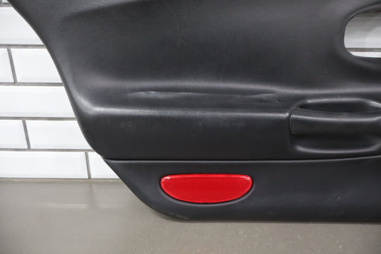 1997 - 2004 Chevrolet Corvette C5 Left Front Door Trim Panel Black