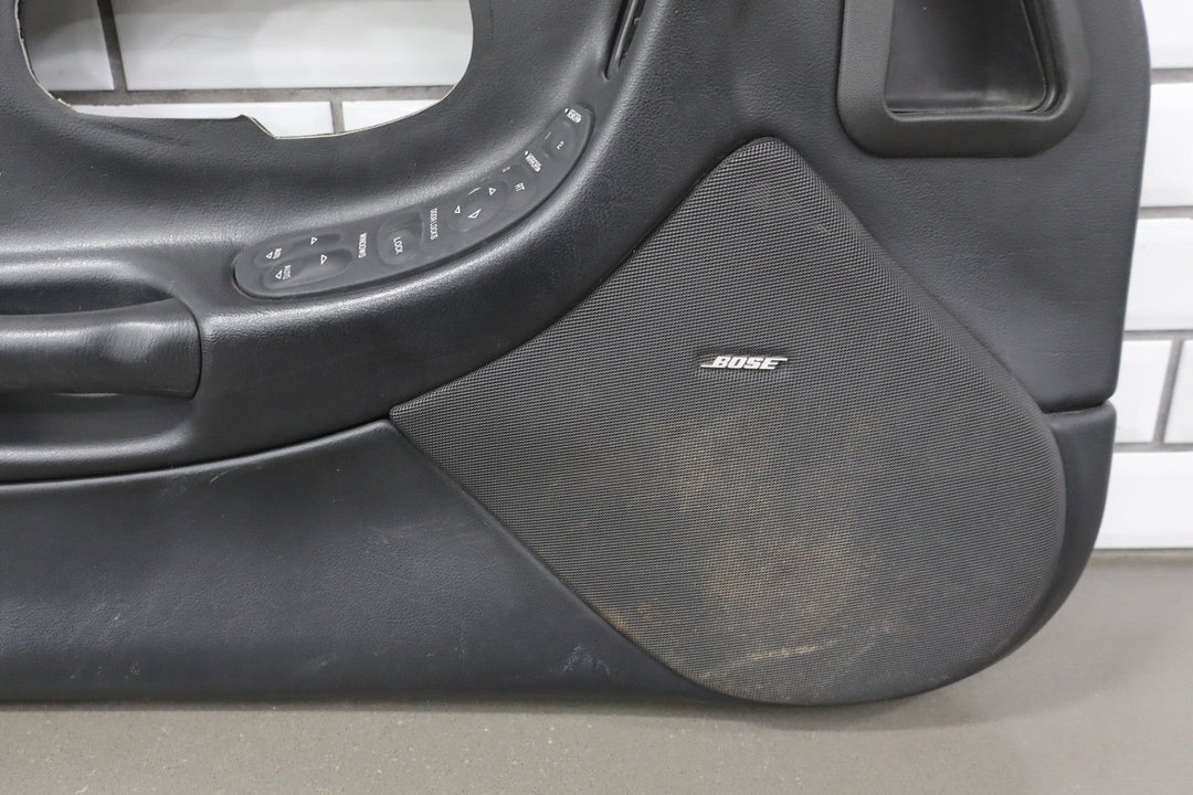 1997 - 2004 Chevrolet Corvette C5 Left Front Door Trim Panel Black