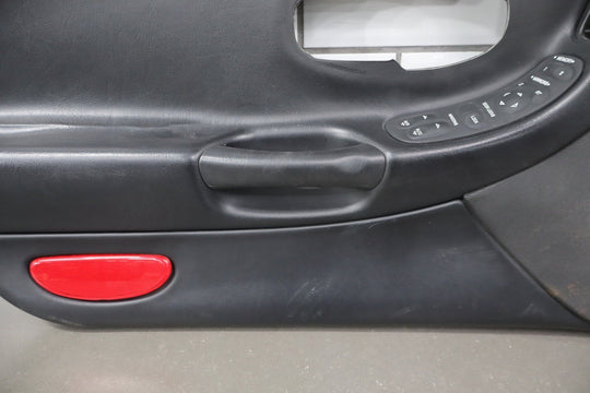 1997 - 2004 Chevrolet Corvette C5 Left Front Door Trim Panel Black