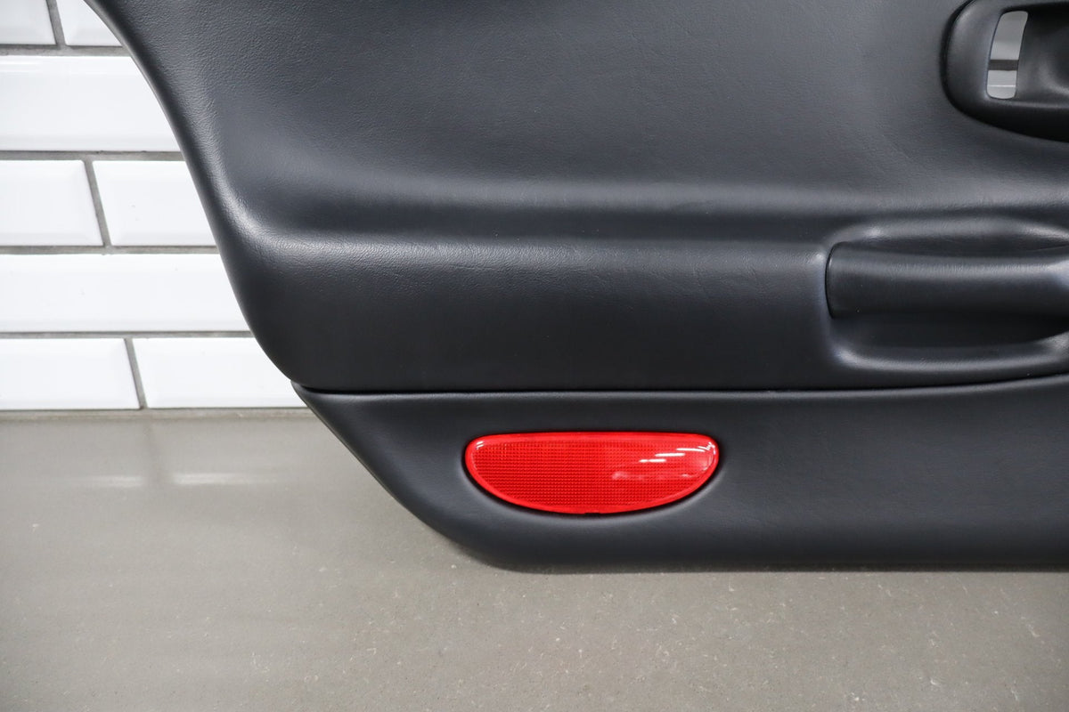 1997-2004 Chevrolet Corvette C5 Left Front Door Trim Panel Black
