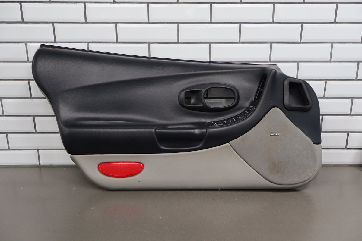 1997-2004 Chevrolet Corvette C5 Left Front Door Trim Panel Light Grey