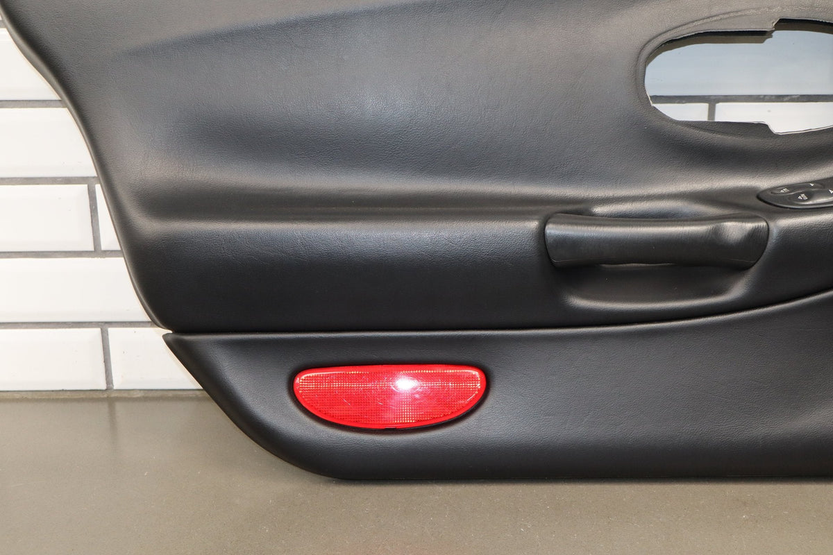 1997-2004 Chevrolet Corvette C5 LH Door Panel Black 193 W/ Switch