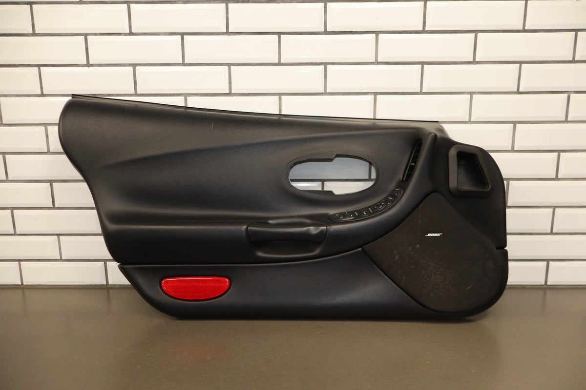 1997-2004 Chevrolet Corvette C5 LH Door Panel Black 193 W/ Switch