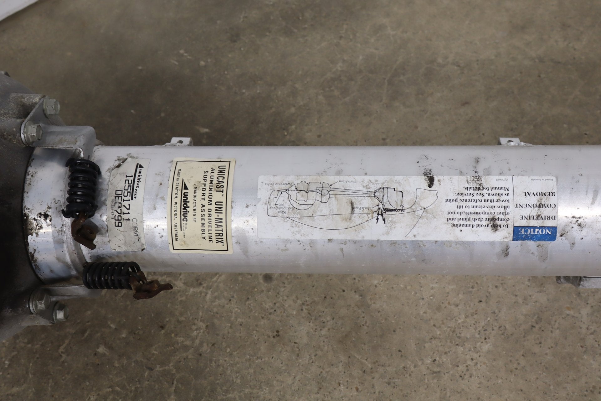 1997-2004 Chevrolet Corvette C5 Manual Transmission Rear Drive Shaft