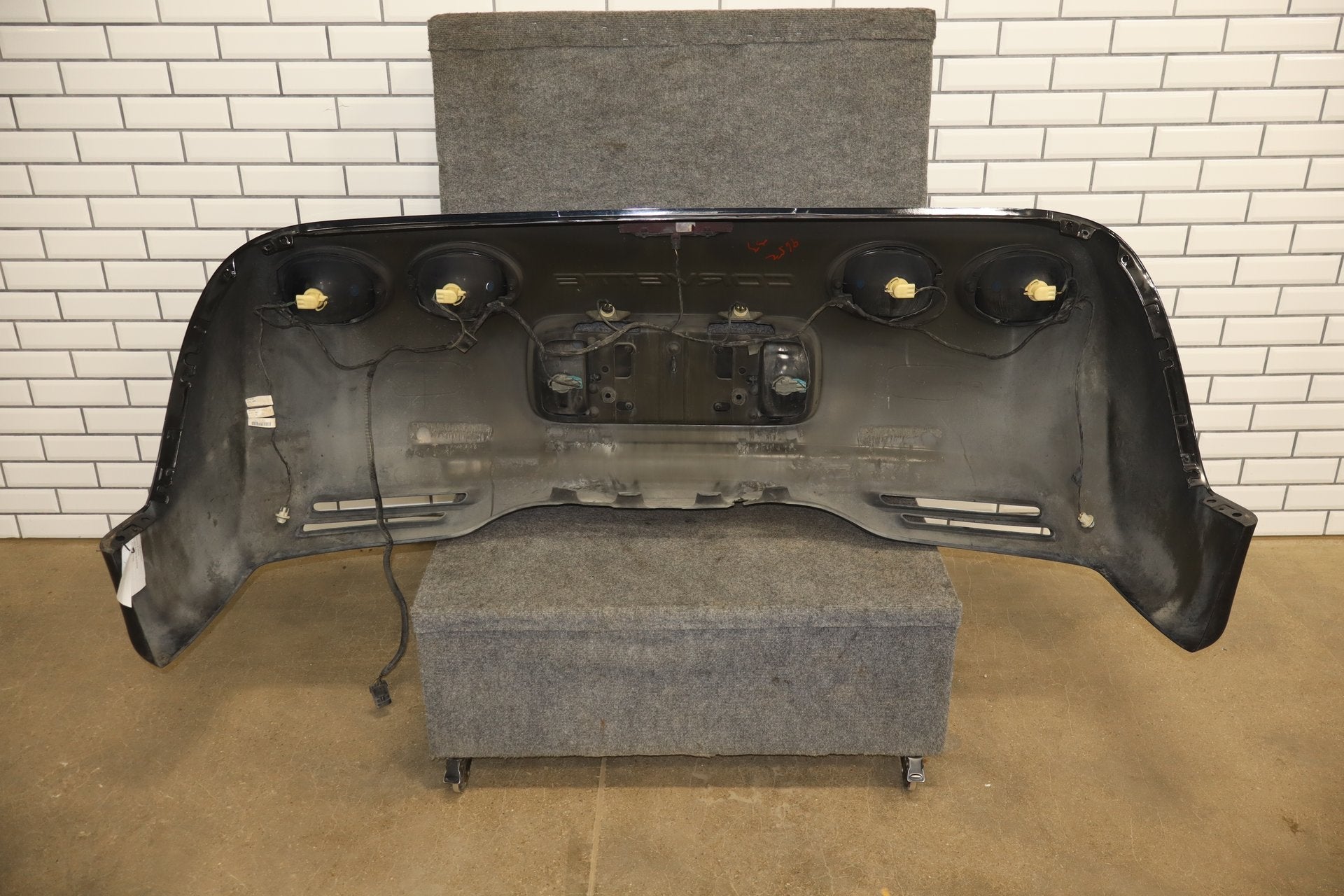 1997-2004 Chevrolet Corvette C5 Rear Bumper Black 41