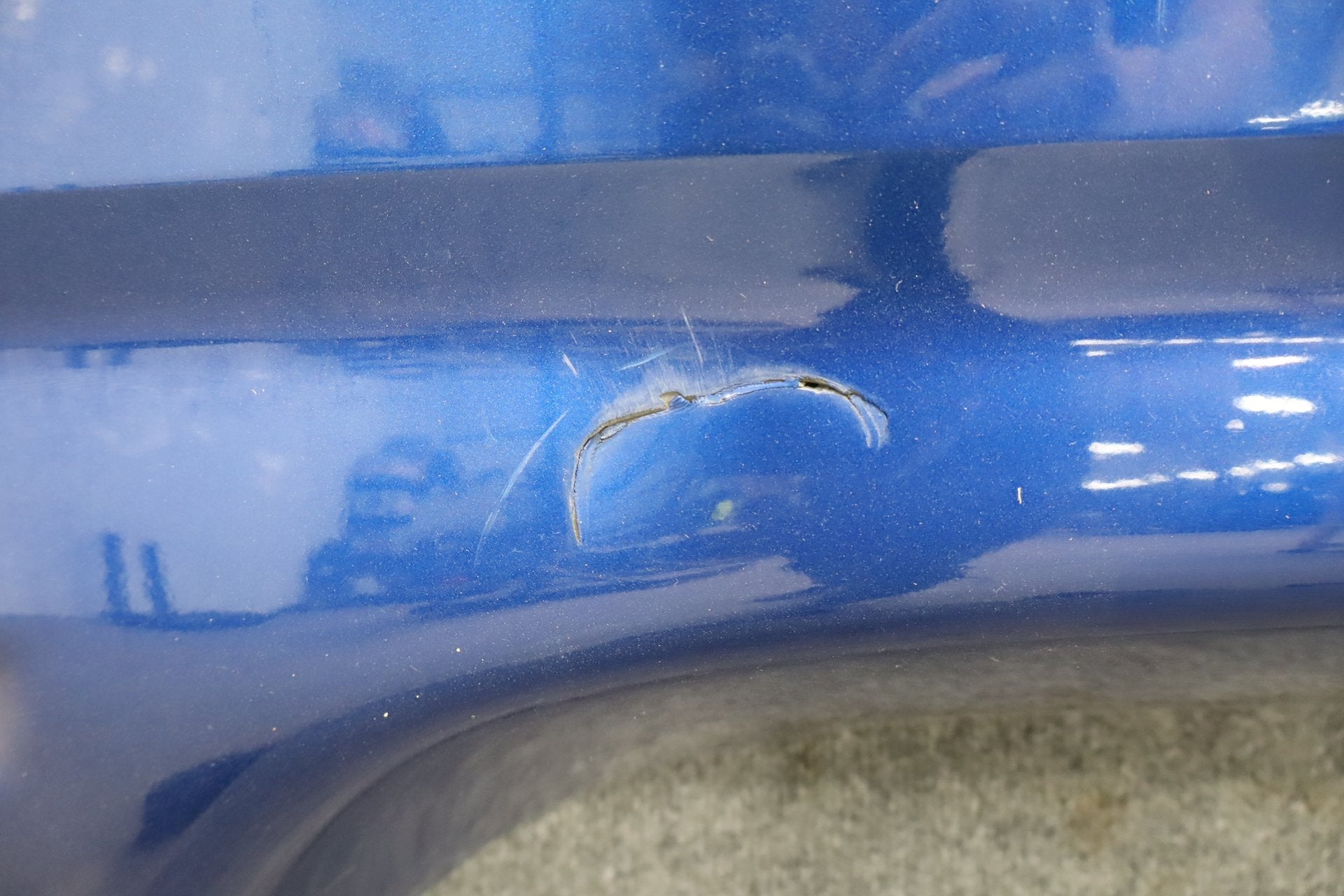 1997-2004 Chevrolet Corvette C5 Rear Bumper Electron Blue 21