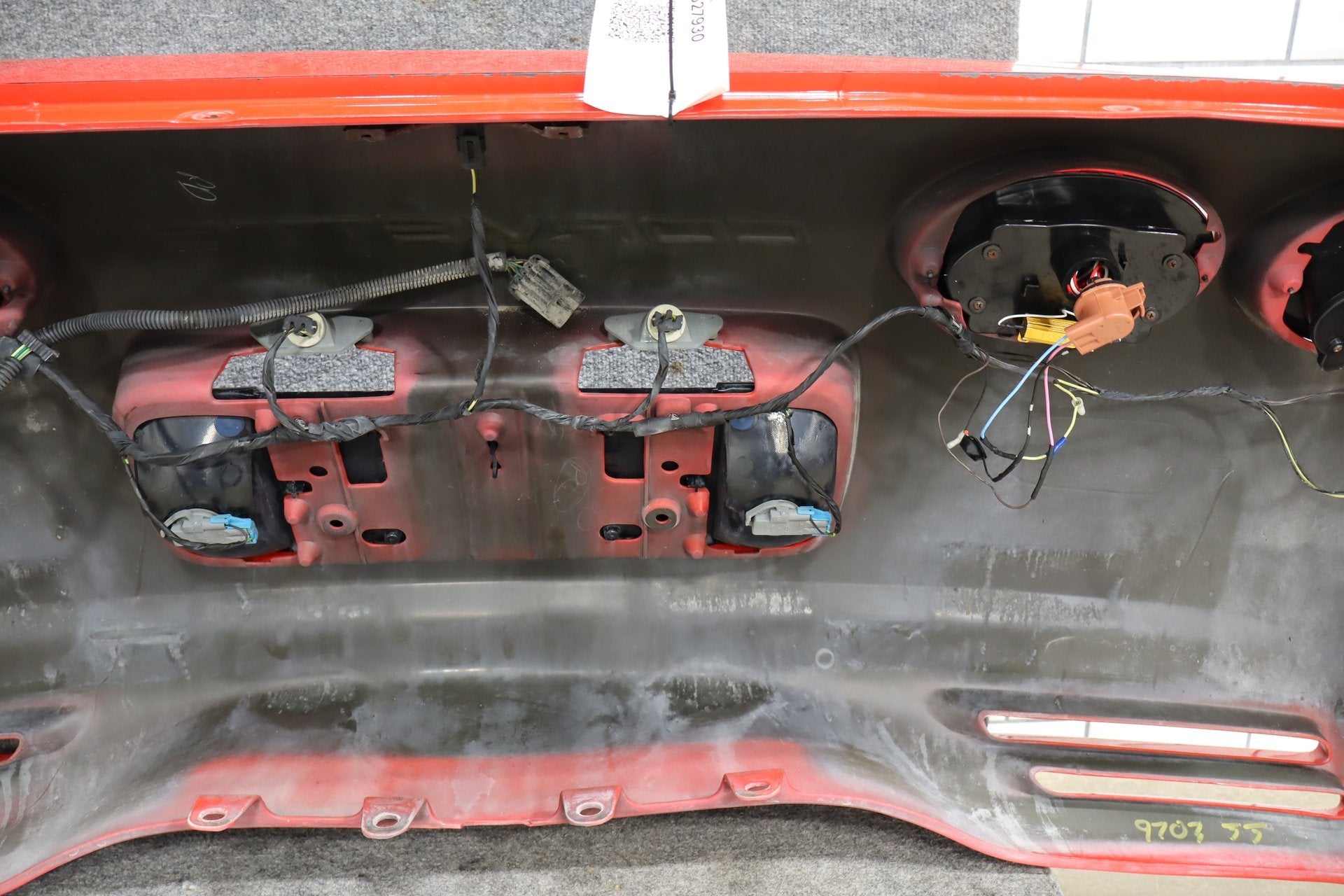 1997-2004 Chevrolet Corvette C5 Rear Bumper Torch Red 70