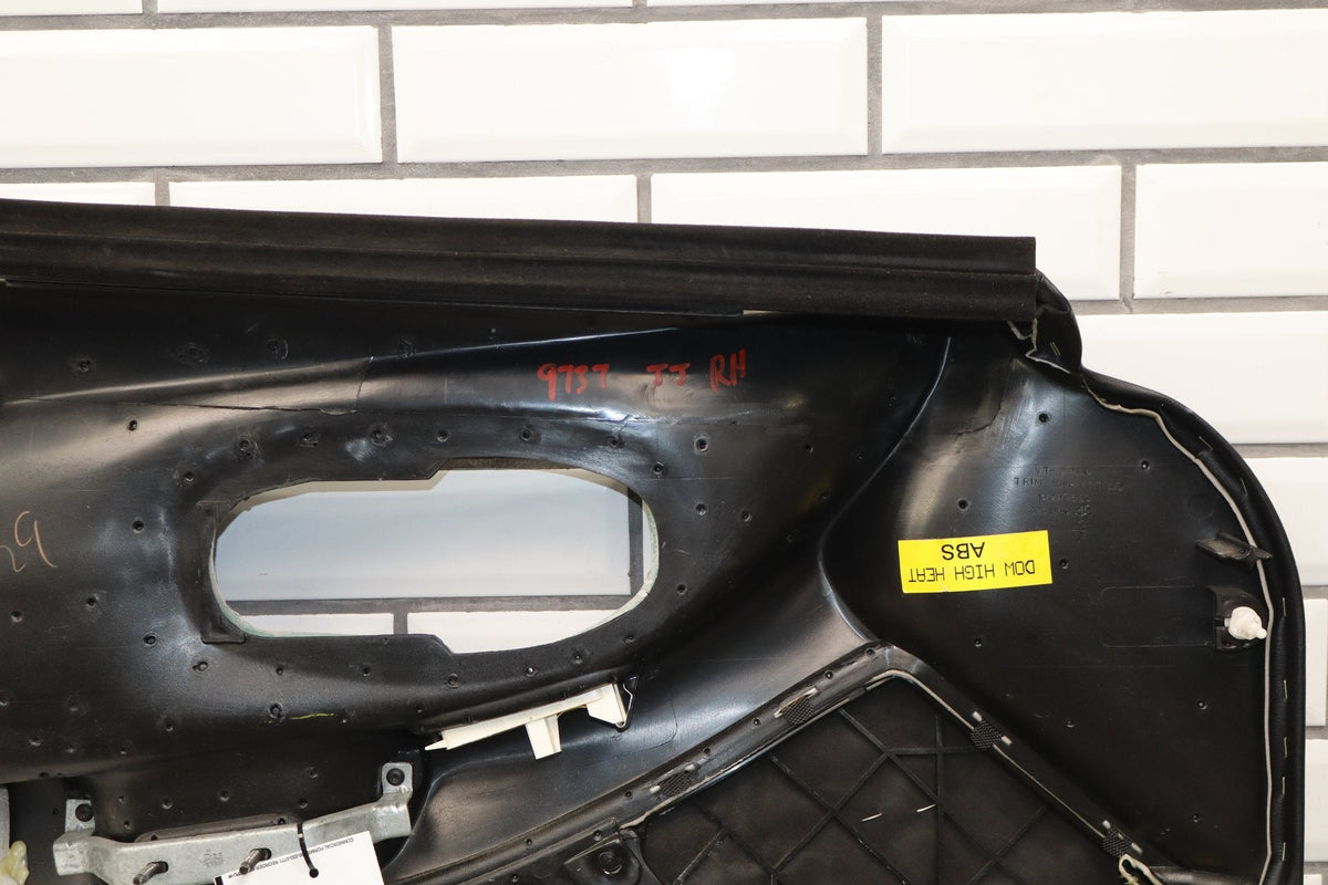 1997-2004 Chevrolet Corvette C5 RH Door Panel Black (Armrest Damaged)