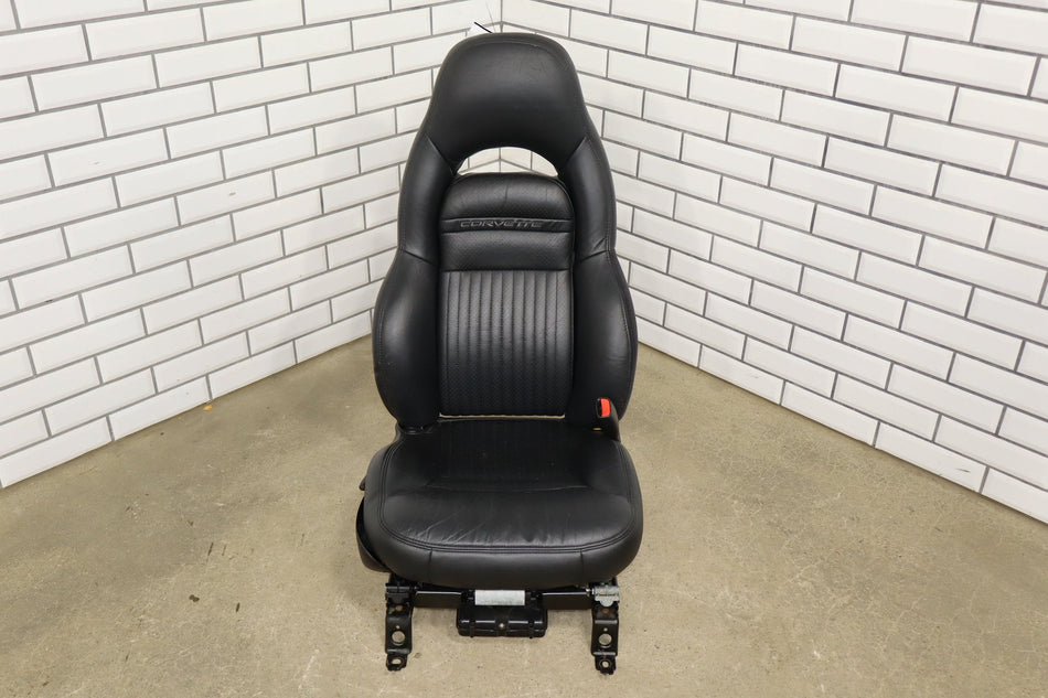 1997-2004 Chevrolet Corvette C5 RH Seat Leather Black 193 Power