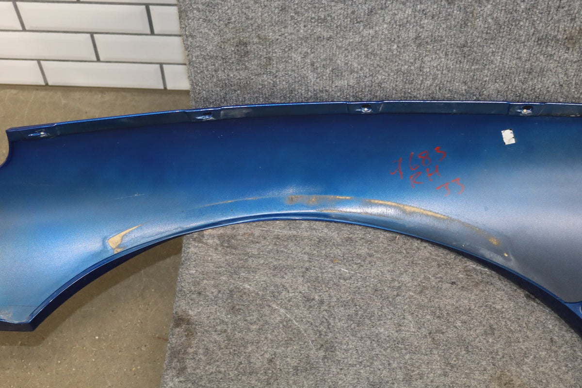 1997-2004 Chevrolet Corvette C5 Right Fender Electron Blue 21