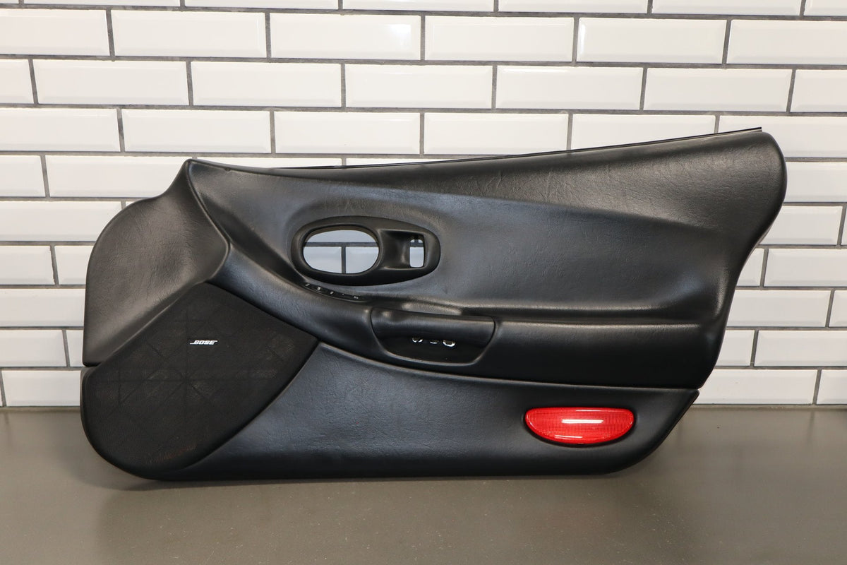 1997-2004 Chevrolet Corvette C5 Right Front Door Trim Panel Black