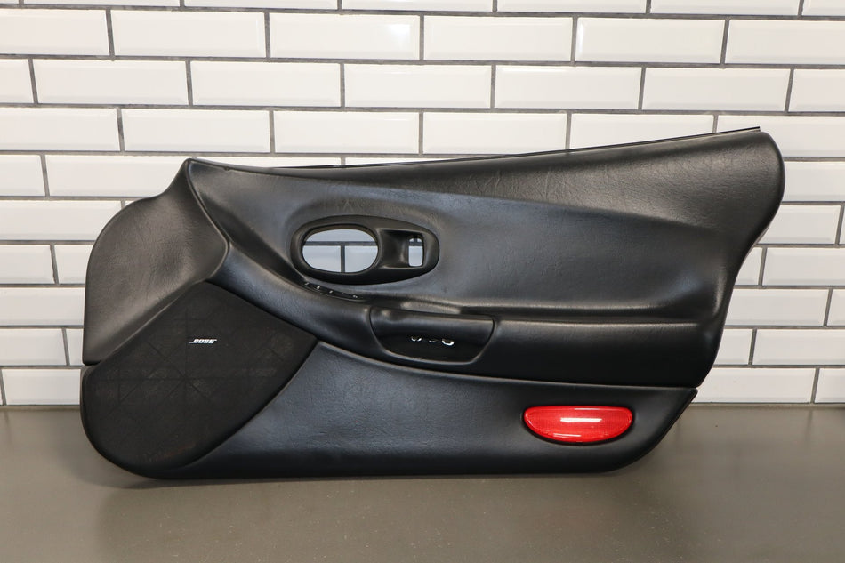 1997-2004 Chevrolet Corvette C5 Right Front Door Trim Panel Black