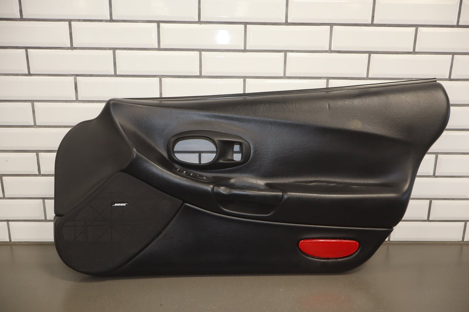 1997-2004 Chevrolet Corvette C5 Right Front Door Trim Panel Black