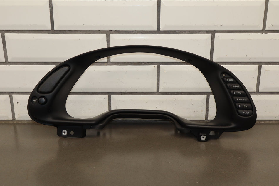 1997-2004 Chevrolet Corvette C5 Speedometer Bezel - No HUD