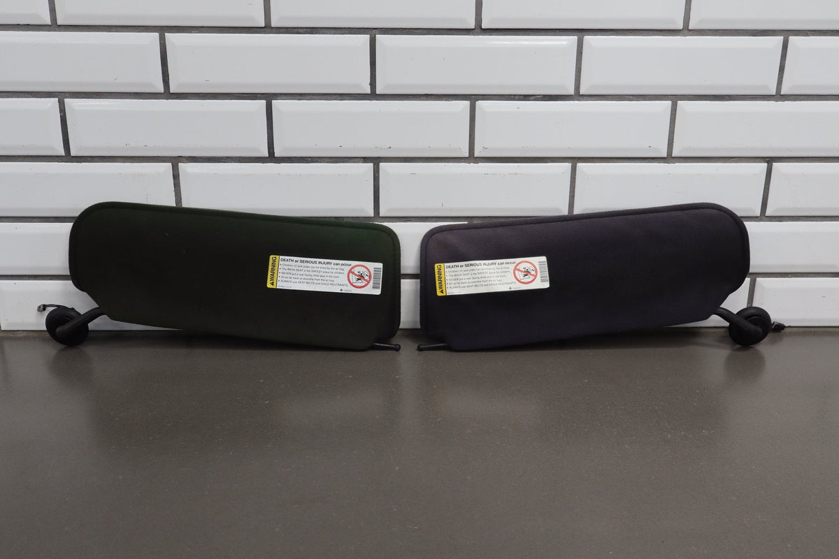 1997-2004 Chevrolet Corvette C5 Sun Visor Pair Black OEM