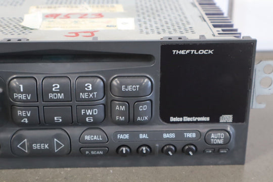 1997 - 2004 Chevrolet Corvette Radio 12370293 OEM