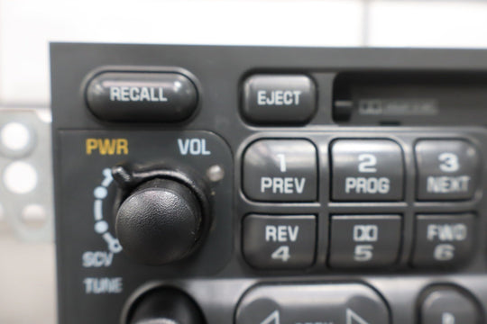 1997 - 2004 Chevy Corvette C5 Radio AM - FM - Cassette Player OPT UL0