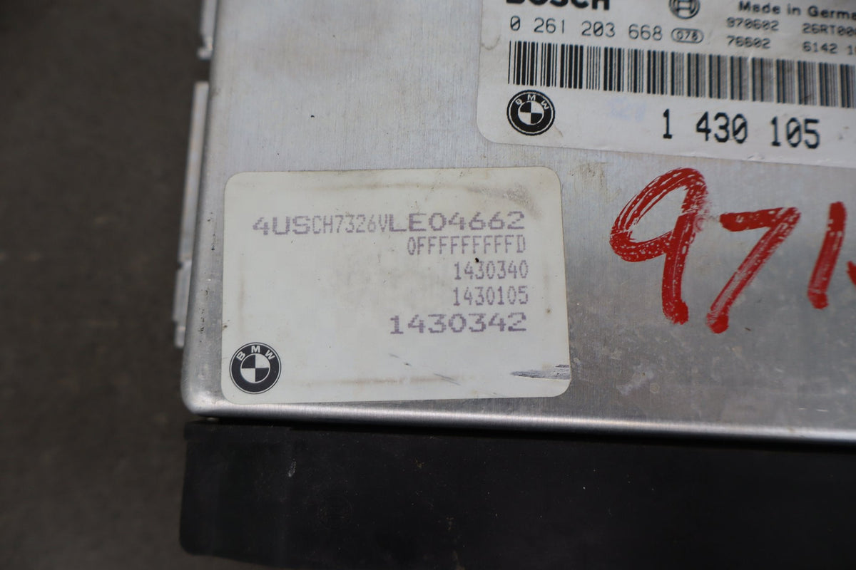 1997 BMW Z3 1.9L Engine Computer 0261203668