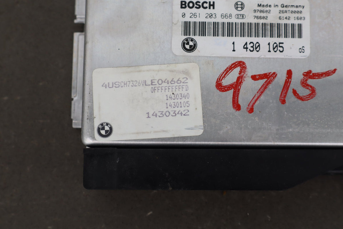 1997 BMW Z3 1.9L Engine Computer 0261203668