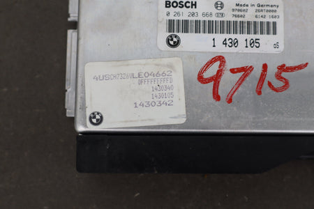 1997 BMW Z3 1.9L Engine Computer 0261203668