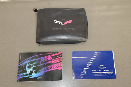 1997 Chevrolet Corvette C5 Owners Manual With Pouch