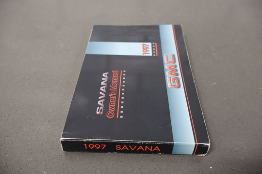 1997 GMC Savana Van Owners Handbook OEM