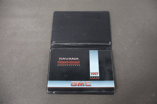 1997 GMC Savana Van Owners Handbook OEM