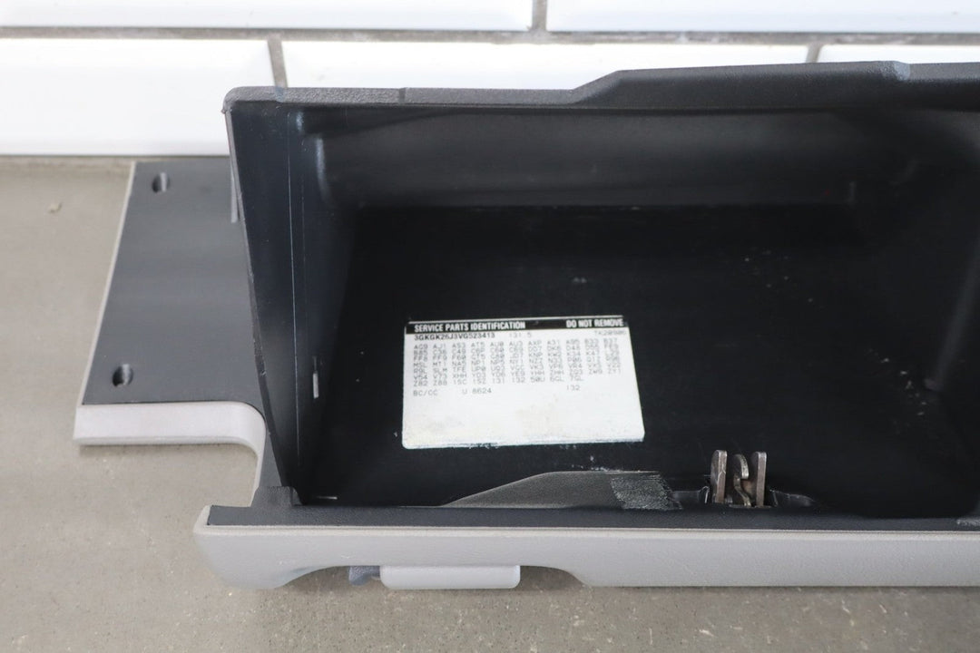 1997 GMC Suburban GMT400 Glove Box Compartment Grey 132