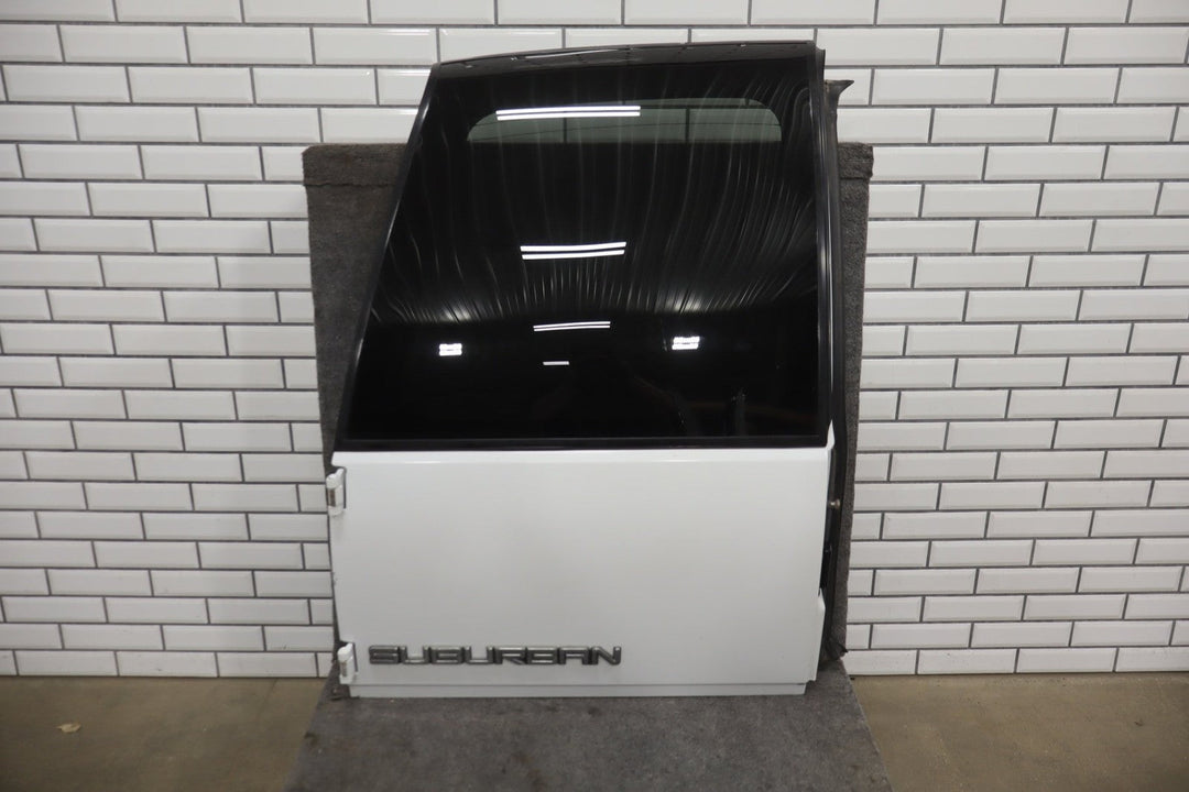 1997 GMC Suburban Left Rear Barn Door Olympic White 50