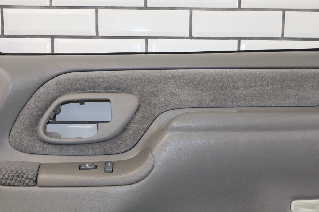 1997 GMC Suburban Right Front Door Trim Panel Grey 132