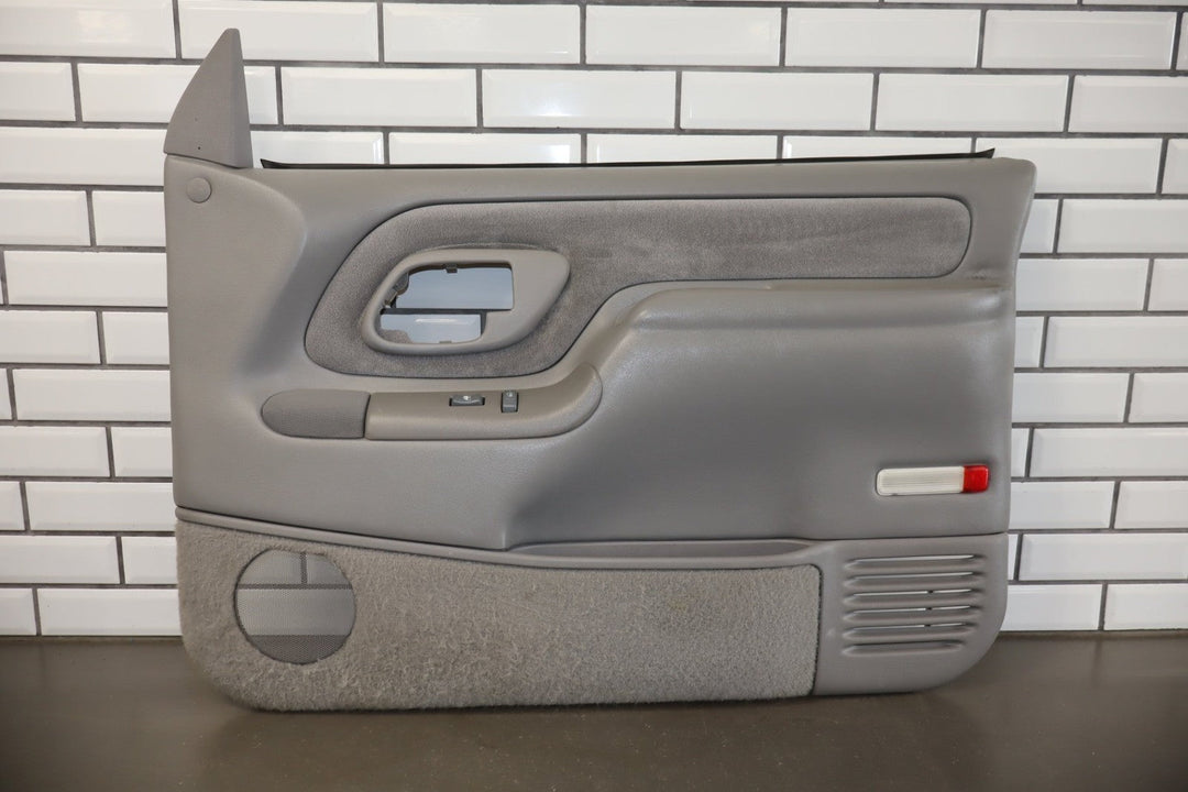 1997 GMC Suburban Right Front Door Trim Panel Grey 132