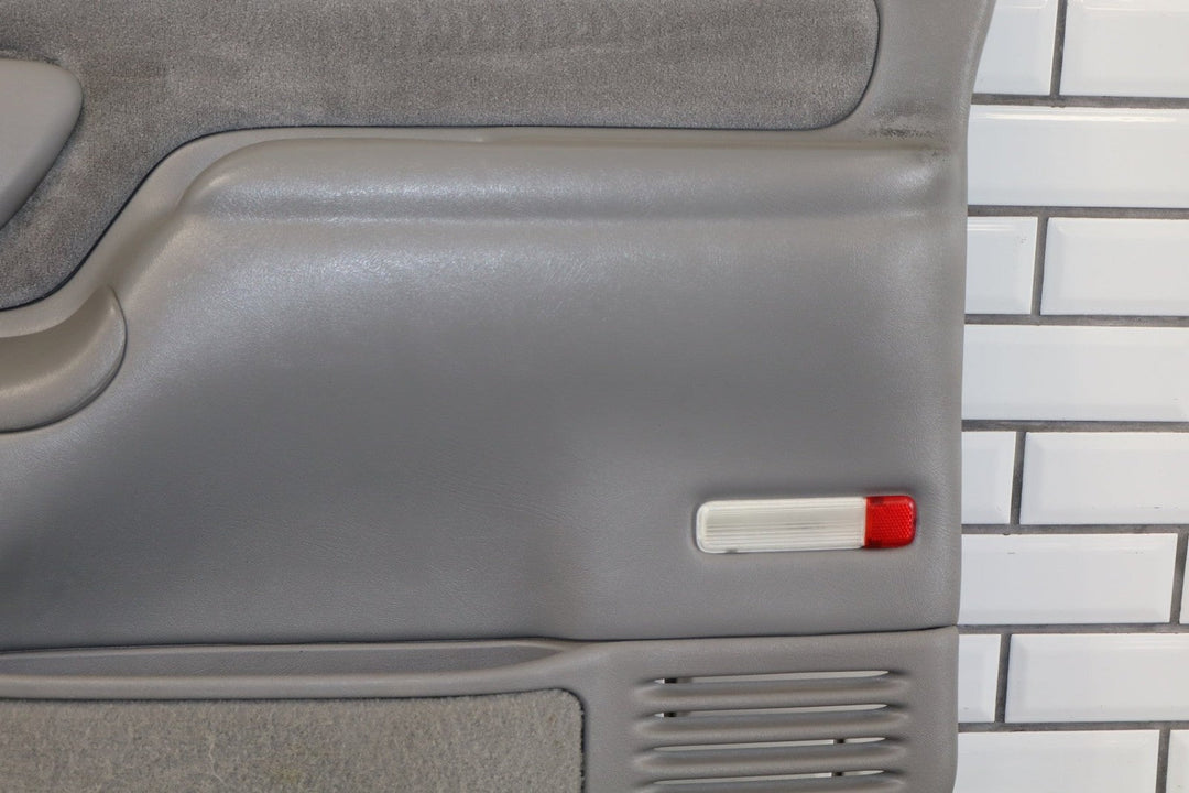 1997 GMC Suburban Right Front Door Trim Panel Grey 132