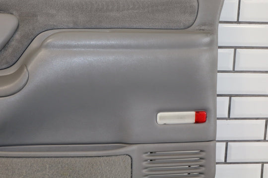 1997 GMC Suburban Right Front Door Trim Panel Grey 132