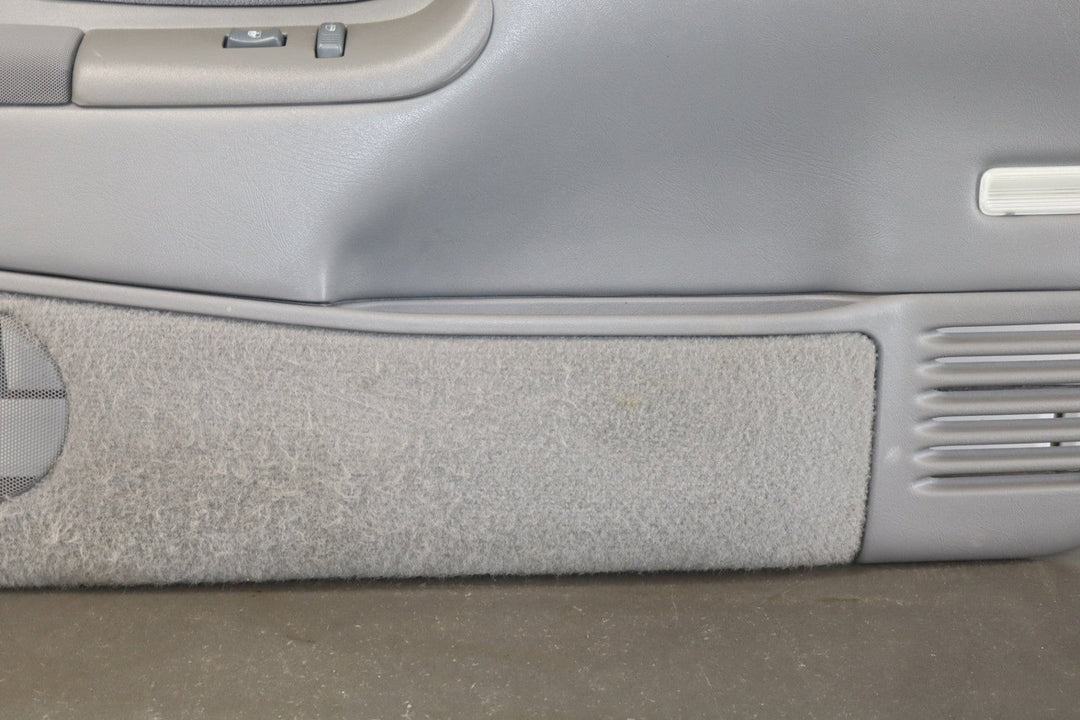 1997 GMC Suburban Right Front Door Trim Panel Grey 132