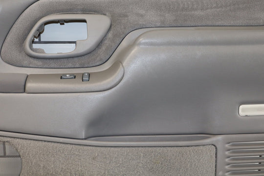 1997 GMC Suburban Right Front Door Trim Panel Grey 132