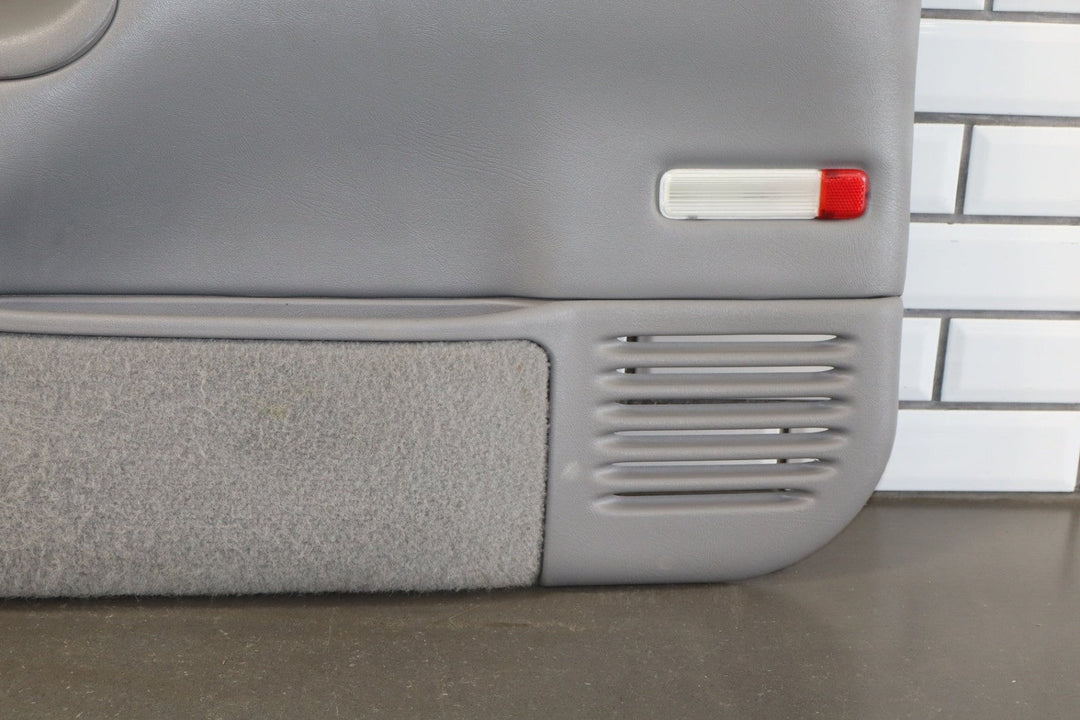 1997 GMC Suburban Right Front Door Trim Panel Grey 132