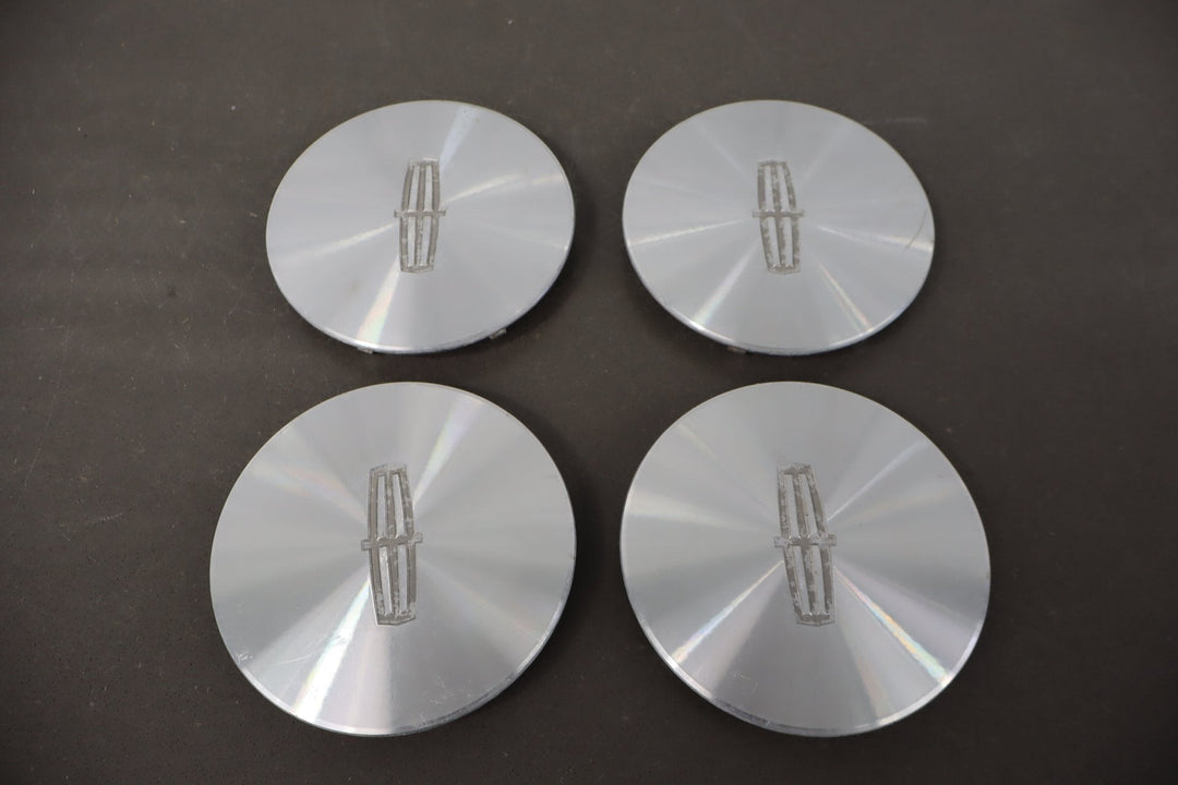 1997 Lincoln Town Car Aluminum Wheel Centre Caps x4 OEM