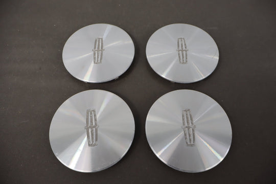 1997 Lincoln Town Car Aluminum Wheel Centre Caps x4 OEM