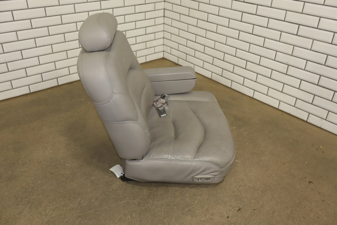 1997 Lincoln Town Car Right Front Passenger Power Leather Seat - Lt. Graphite D2