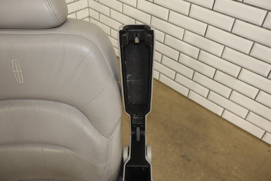 1997 Lincoln Town Car Right Front Passenger Power Leather Seat - Lt. Graphite D2