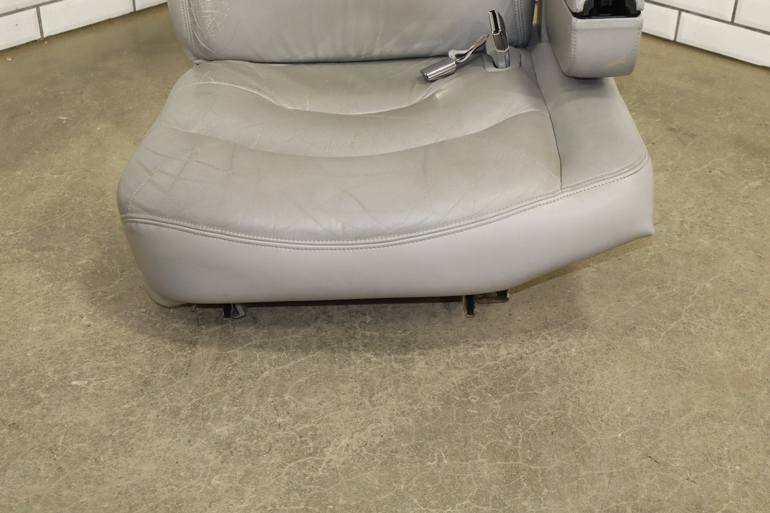 1997 Lincoln Town Car Right Front Passenger Power Leather Seat - Lt. Graphite D2