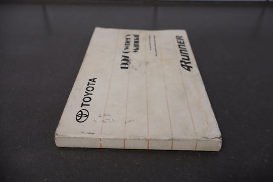 1997 Toyota 4Runner Owners Handbook OEM