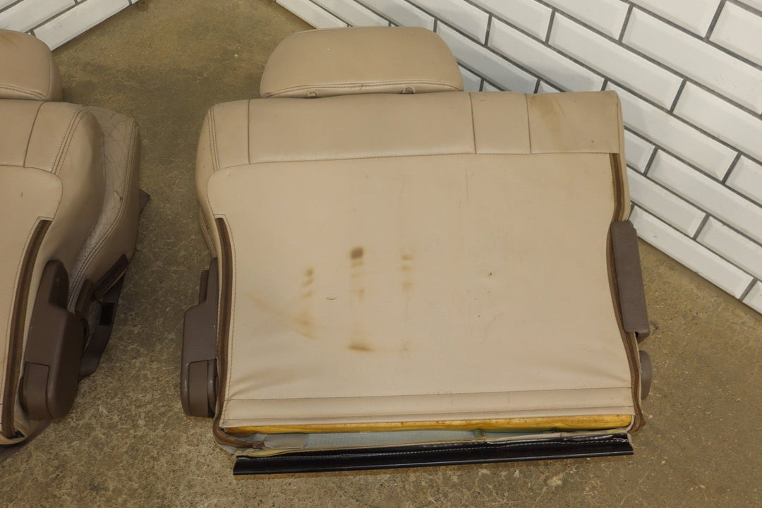 1997 Toyota Land Cruiser Rear Leather Bench Seat Light Oak OAI